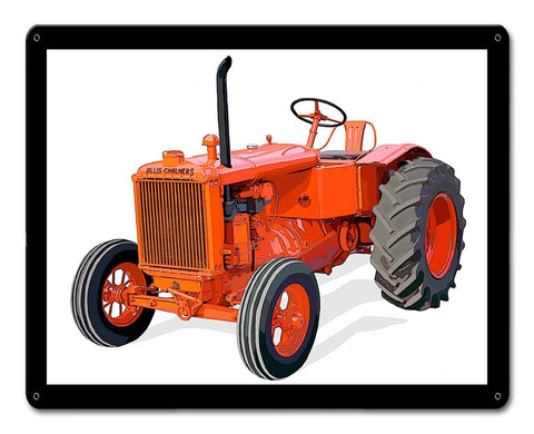 Allis Chalmers Model U Metal Sign
