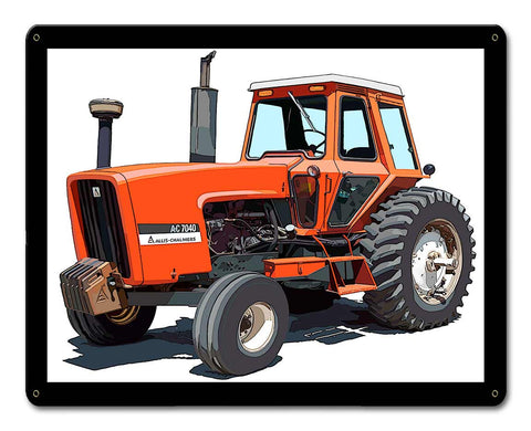 Allis Chalmers AC 7040 Metal Sign