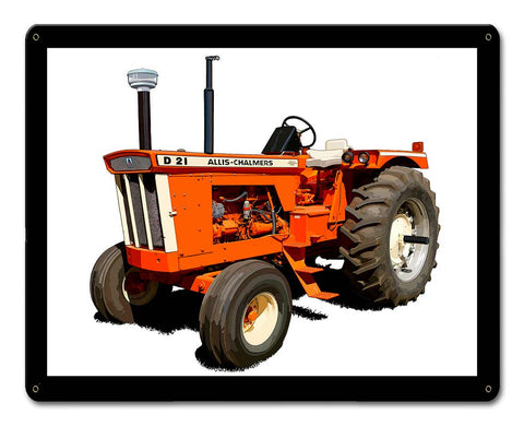 Allis Chalmers D21 Metal Sign
