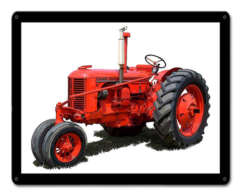 Case Model DC Metal Sign