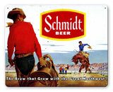 Schmidt Ad Rodeo Metal Sign