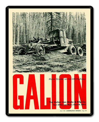 Galion Metal Sign