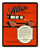 Allen Sedan 1920 Metal Sign