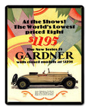 Gardener 1928 Metal Sign