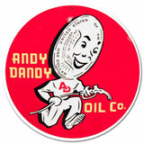 Andy Dandy Oil Co. Metal Sign