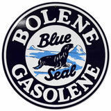 Bolene Blue Seal Gas Metal Sign
