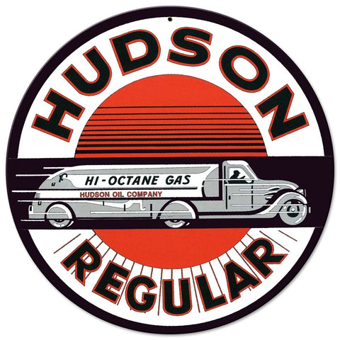 Hudson Regular Metal Sign