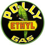 Polly Gas Metal Sign