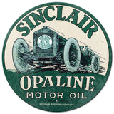Sinclair Opaline 14 x 14 Round Metal Sign