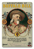 Adventures of Buffalo Bill 12 x 18 Satin Metal Sign