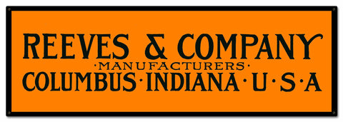Reeves and Co 36 x 12 Custom Shape Metal Sign