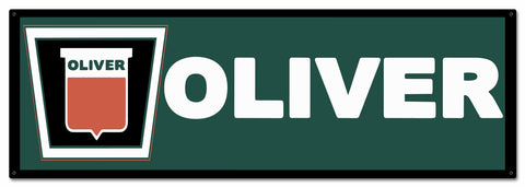 Oliver 36 x 12 Custom Shape Metal Sign