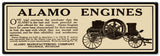 Alamo Engines 36 x 12 Custom Shape Metal Sign