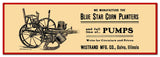 X-ray 1905 Blue Star Red 36 X 12 vintage metal sign Metal Sign