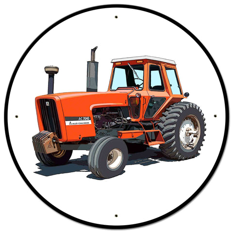 Allis Chalmers 7040 28 X 28 vintage metal sign Metal Sign