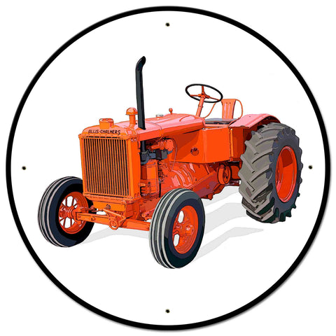 Allis Chalmers Model U 28 X 28 vintage metal sign Metal Sign