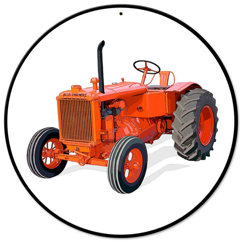 Allis Chalmers Model U 14 X 14 vintage metal sign Metal Sign