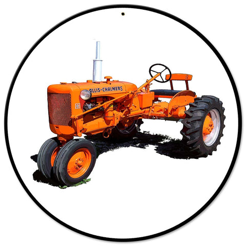 Allis Chalmers Model C 14 X 14 vintage metal sign Metal Sign