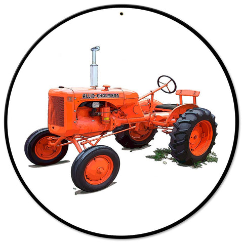 Allis Chalmers Model B 14 X 14 vintage metal sign Metal Sign