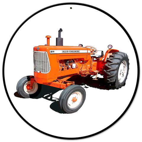 Allis Chalmers D19 14 X 14 vintage metal sign Metal Sign