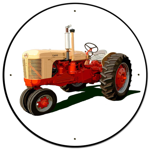 Case Tractor Model 400 28 X 28 vintage metal sign Metal Sign