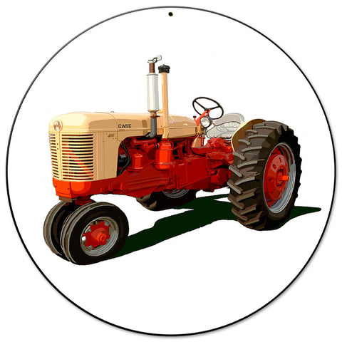 Case Tractor Model 400 14 X 14 vintage metal sign Metal Sign