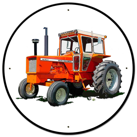 AMI668 - Allis Chalmers One Ninety XT Metal Sign