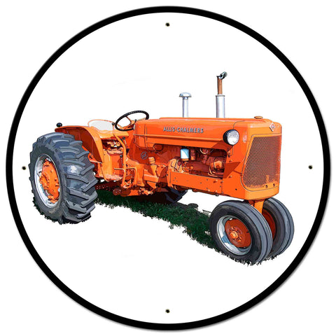 AMI672   Allis Chalmers Model D 17 Metal Sign