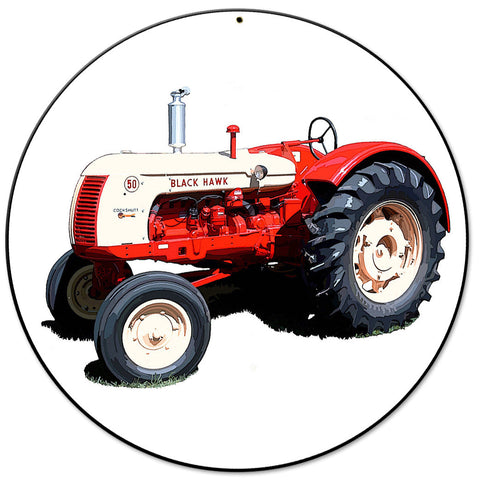 Cockshutt Black Hawk Tractor 14 X 14 vintage metal sign Metal Sign