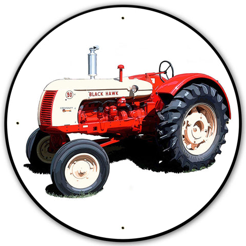 Cockshutt Black Hawk Tractor 28 X 28 vintage metal sign Metal Sign