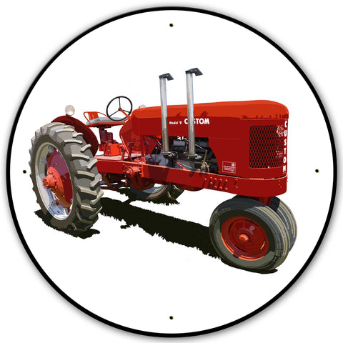 Co op Model B Tractor 28 X 28 vintage metal sign Metal Sign