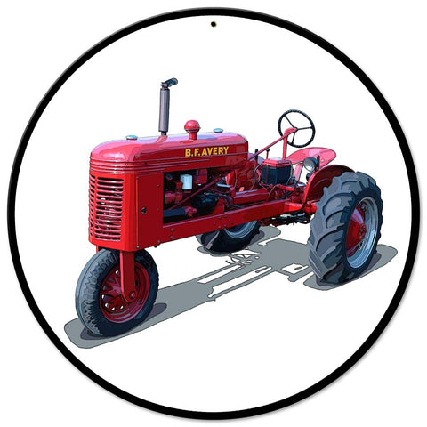 BF Avery 14 X 14 vintage metal sign Metal Sign