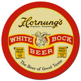 Hornungs White Bock Beer 28 X 28 vintage metal sign Metal Sign