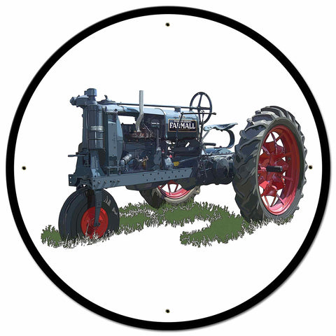 IH Farmall F-12 Metal Sign 28in X 28in Metal Sign