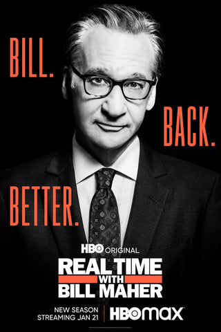 Real Time with Bill Maher Style: 2 - 11 x 17 inch. TV Show Poster