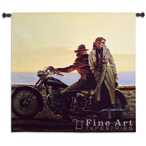 Coastal Ride Small Wall Tapestry
