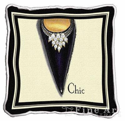Chic Stiletto Pillow