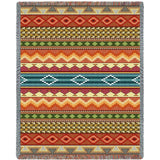 Seven Gods of Good Fortune and Chinese Children Wall Tapestry