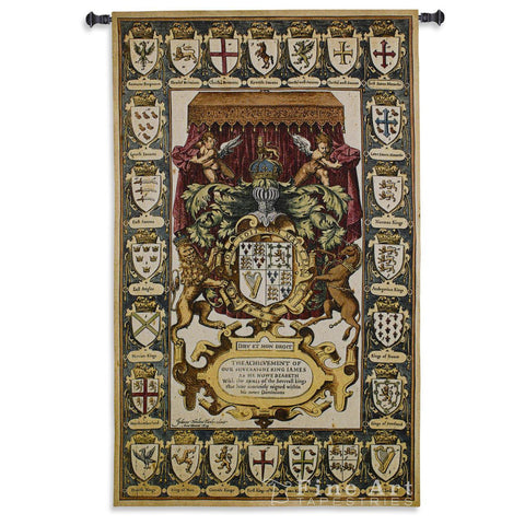 Armes Of Kings Wall Tapestry