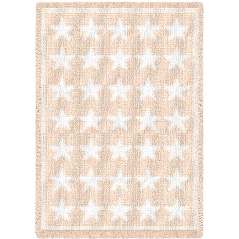 Stars Natural Mini Blanket