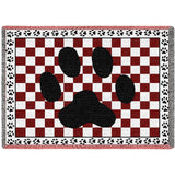 Dog Prints Small Blanket