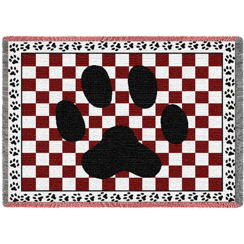 Dog Prints Small Blanket