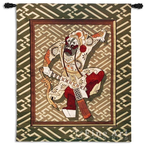 Eastern Warrior Wall Tapestry