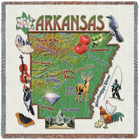 Arkansas State Small Blanket