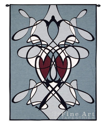 Flowing Hearts Wall Tapestry