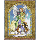 Angel and Dogs Blanket