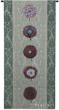 Floating Botanicals Damask Wall Tapestry