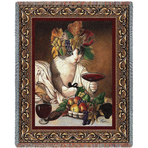 Bacchus Cat Blanket