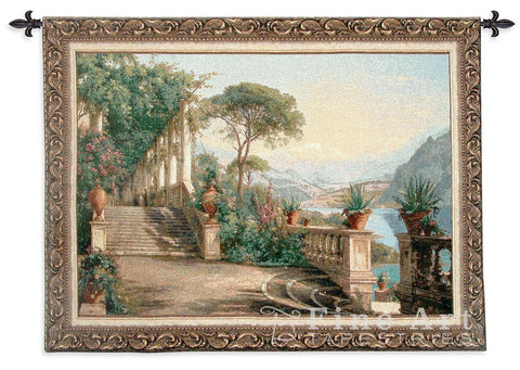 Lodge At Lake Como Small Wall Tapestry