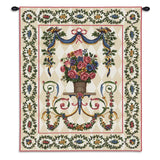 Floral Majesty Wall Tapestry Includes Wooden Rod